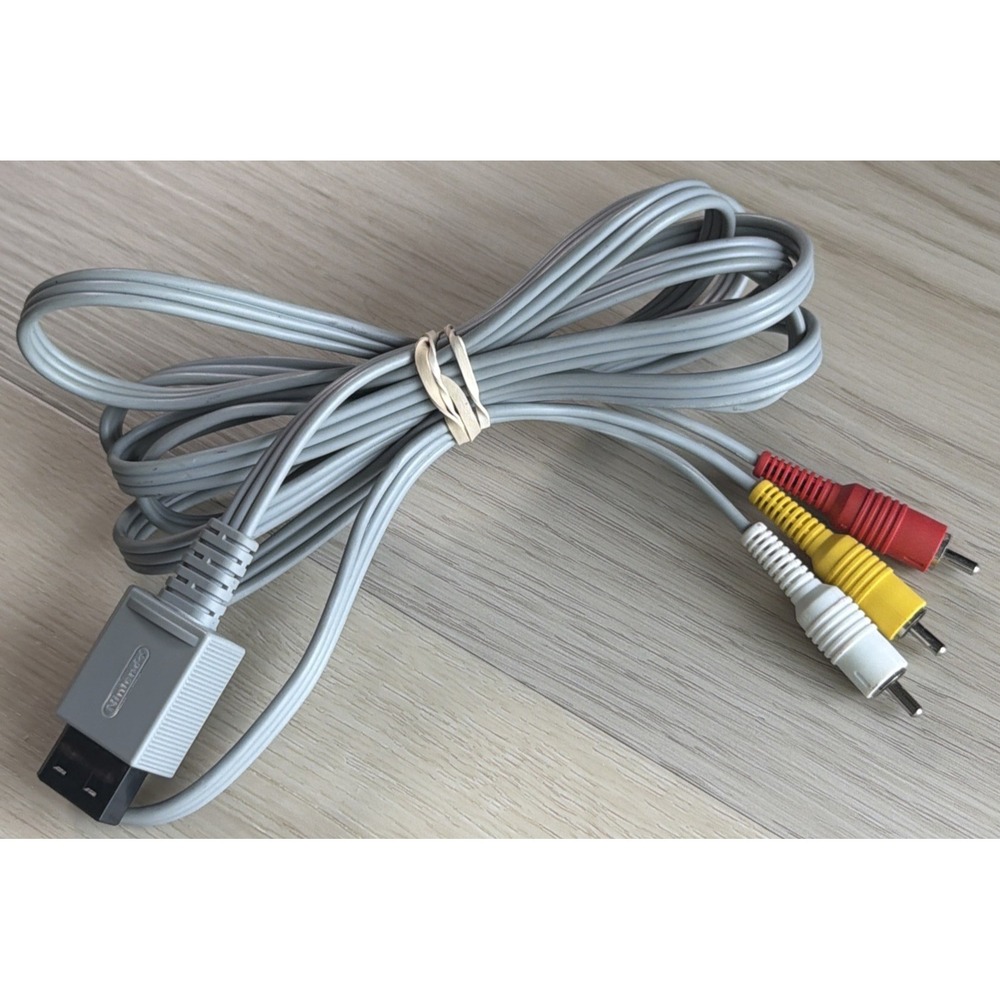Original OEM Nintendo Wii Audio Video AV Cable Cord RVL-009